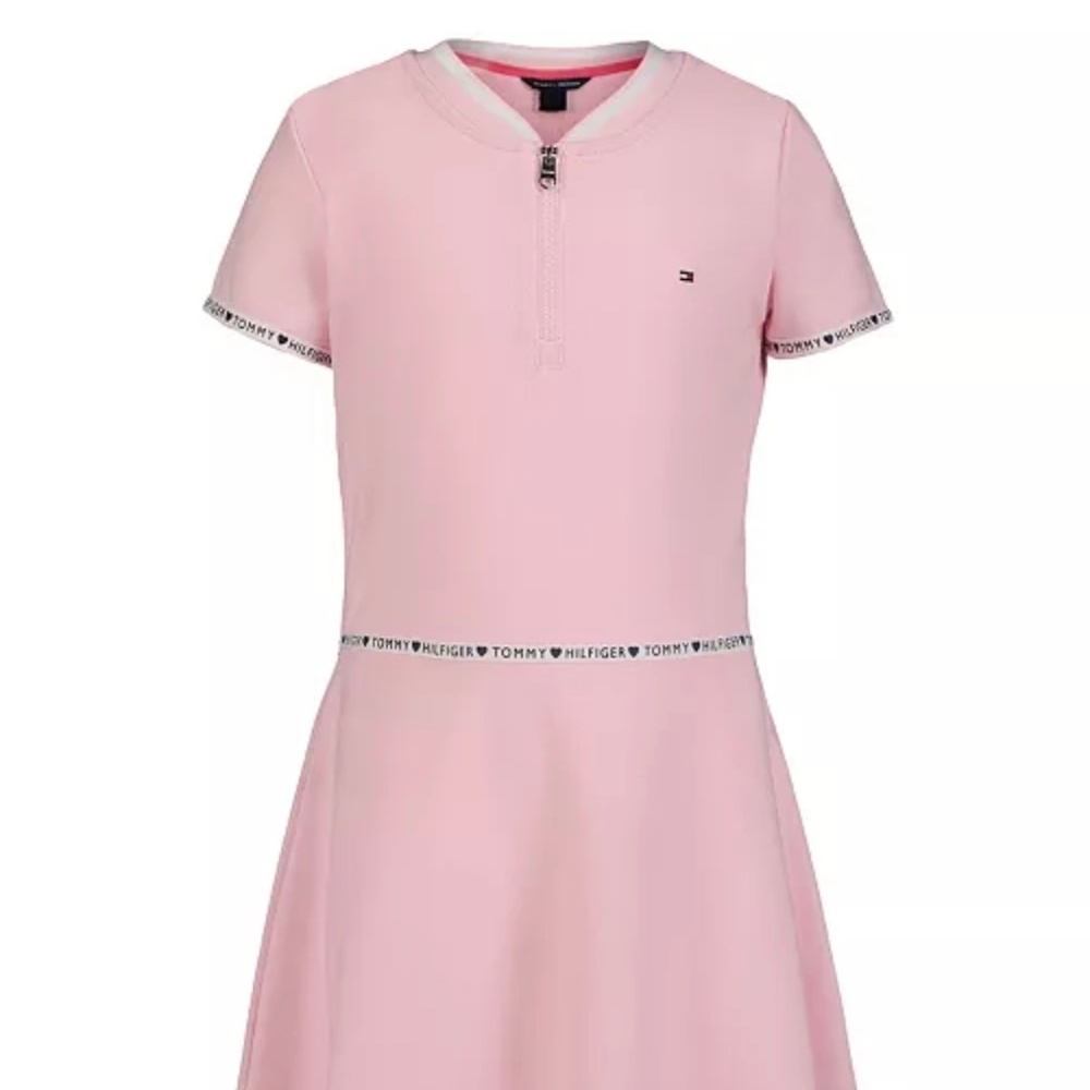 Tommy Hilfiger Big Girls Quarter Zip Dress